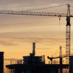 Construction - Tower Crane Used in Building Construction