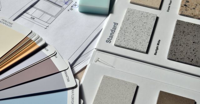 Construction Materials - Gray Standard Color Book Near Green Eraser