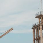 Сonstruction Crane - Brown Industrial Crane