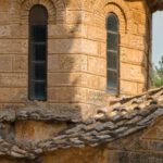 Brick Building - Europe, Greece, Athens, Dome of Kaisariani Monastery