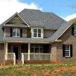 Brick House - Brown Wall Paint House Near at Garden